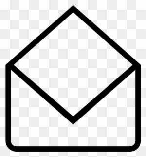 Opened Email Envelope Back Stroke Symbol Vector - Envelope For E Mail