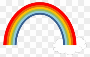 Rainbow Cloud Sky Nature Summer Png Image - Arco Iris Con Nube Png