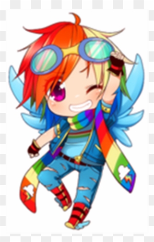 Rainbow Dash Chibi Human Mlp My Little Pony Rainbow - Chibis Mlp Rainbow Dash