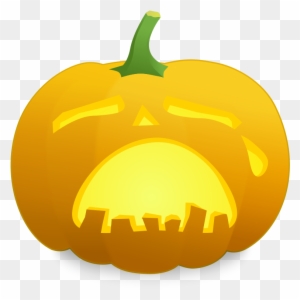 Sad Jack O Lantern - Free Transparent PNG Clipart Images Download