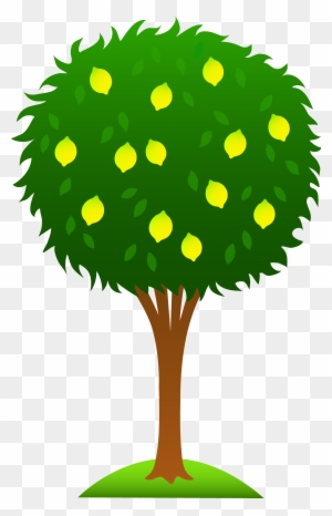 Cute Lemon Tree - Lemon Tree Clip Art