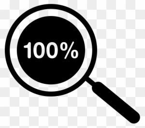 100 Percent Zoom Symbol Comments - 100 Percent Icon