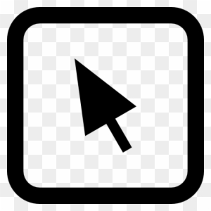 Cursor Arrow In A Rounded Square Interface Symbol Free - Number 7 Icon Png
