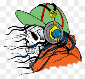 If You're Not Easily Scared By The Kids In Costumes, - Logo Dj Skull Png