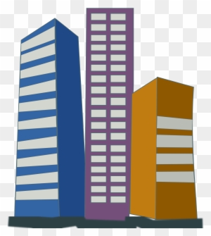 Office Clipart City Building - Private Sector Icon In Png
