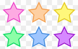 Free Printable Colored Stars