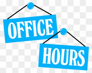 Office Hours - Change Of Office Hours