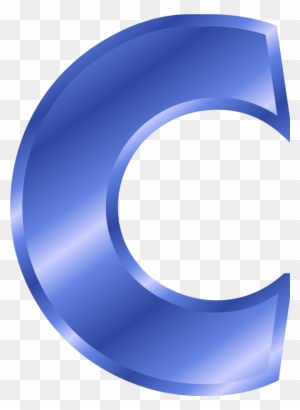 Letter C Clip Art - Letter C Color Blue