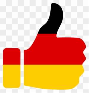 Free Clipart Thumbs Up Image 3 - German Flag Thumbs Up