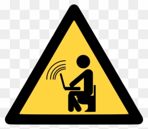 Wireless Wifi Hotspot Clip Art S1bigl Clipart - High Temperature Hazard Symbol