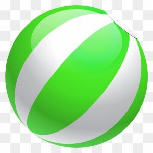 Ball Clipart Transparent - Green Beach Ball Clip Art