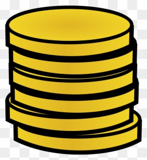 Stack Of Gold Coins - Cartoon Gold Coins