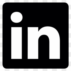 Facebook Linkedin Youtube - Linked In Icon Black