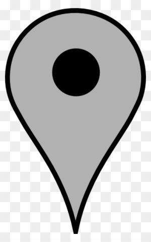 Map Pin Gray Clip Art At Clker - Google Maps Marker Grey