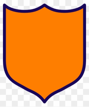 Orange Shield Clip Art - Orange Shield Logo Png
