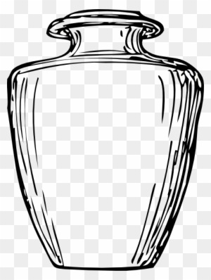 Clay Jar Clipart 4 By Reginald - Greek Vase Outline - Free Transparent