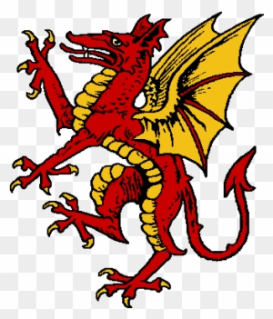 Dragon - Medieval Coat Of Arms Dragon - Free Transparent PNG Clipart Images  Download