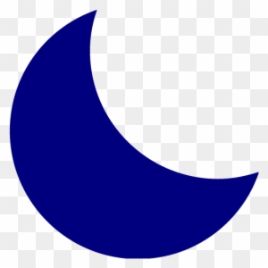 Navy Blue Moon 4 Icon - Moon Icon Blue