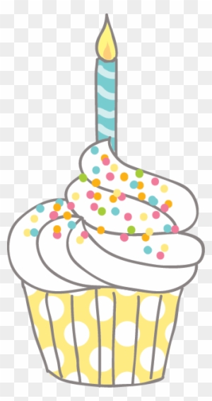Simply Click On Picture And Save To Your Computer *clip - Happy Birthday Cupcake Clipart