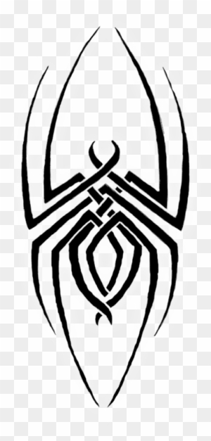 Premium Vector | Tribal spider head logo tattoo design stencil vector  illustration