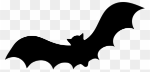Silhouette Clipart Bat - Bat Decorations For Halloween