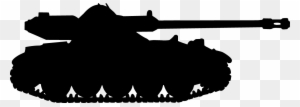 Military Clip Art Graphics Army Clipart Scrapbook Silhouette - Army Tank Silhouette