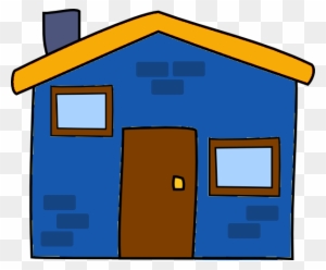 Now Look Back Up The Screen To The House Between The - Basic House Cartoon Now Look Back Up The Screen To The House Between The - Basic House Cartoon