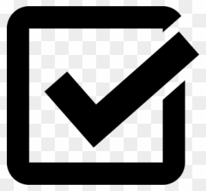 Check Box Icon Tick Mark Correct Choice Ch - Check Mark In Box Icon