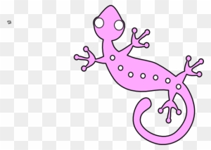 Pink Gecko Clip Art - Gecko Clip Art