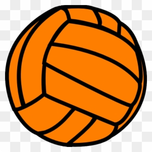 Volleyball Clipart Orange Volleyball Clip Art At Clker - Orange Volleyball Clipart
