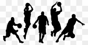 Free Printable Sports Clip Art - Playing Basketball Icon