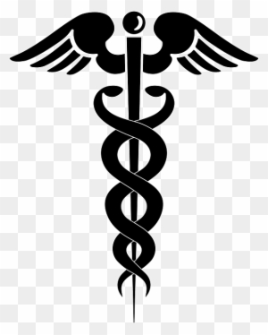 Doctor Symbol Caduceus Transparent - Medical Symbol Svg
