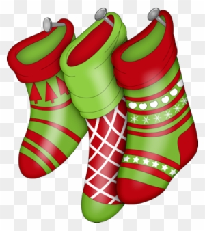 Chaussette,noel - Stockings Christmas Cartoon