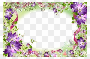 Download Free Transparent Png Image - Spring Flowers Frame Png