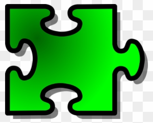 Jigsaw, Puzzle, Game, Green, Connect - Puzzle Pieces Clip Art
