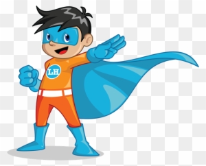 Hero Clipart Little Superhero - Kid Superhero Vector
