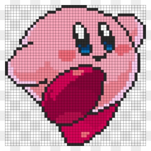Kirby Perler Bead Pattern - Pixel Art Minecraft Kirby - Free Transparent  PNG Clipart Images Download