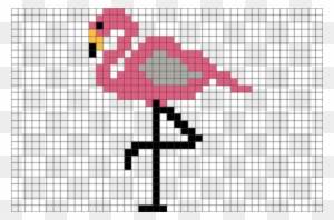 Flamingo Pixel Art - Perler Bead Patterns Flamingo