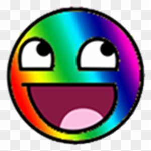 Rainbow Epic Smiley Face Roblox Roblox T Shirt Epic Face Free Transparent Png Clipart Images Download - smiley face shirt roblox