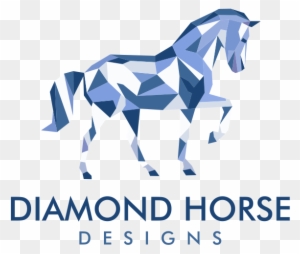 Logo Design By Patricio For This Project - Blue Horse Logo