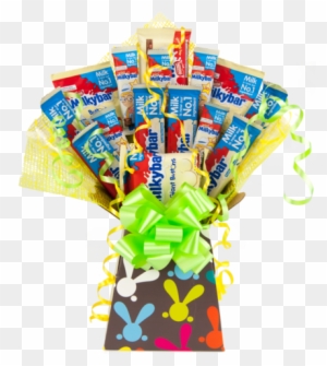 Milkybar Easter Edition Chocolate Bouquet Tree Explosion - Gift Basket