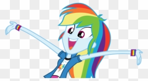 When We Get Back To The Dorm, We All Spread Out In - Rainbow Dash Human Equestria Girls