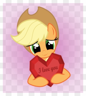 Applejack Loves You By Galekz Applejack Loves You By - My Little Pony Applejack Loves You