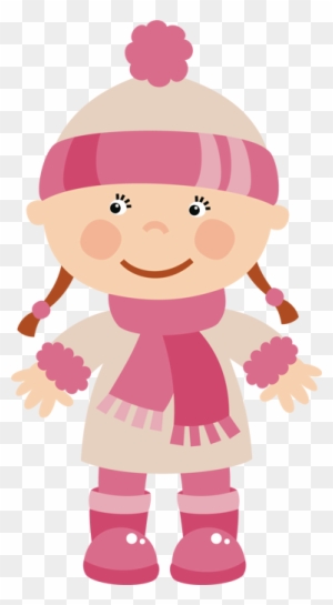 Hadas Bebe Png - Niña Con Bufanda Animada - Free Transparent PNG Clipart  Images Download