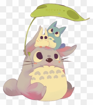 Studio Ghibli Anime Drawing Film Totoro Chu And Chibi Free Transparent Png Clipart Images Download