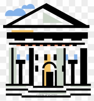 Financial Institution Royalty Free Vector Clip Art - Fractional-reserve Banking