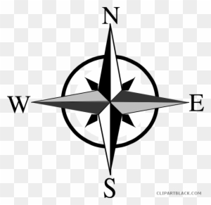North East South West Compass Tools Free Black White - North East South West Symbol