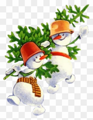Snowman Jamboree - Retro Vintages Weihnachten, Zuhause Den Baum Karte