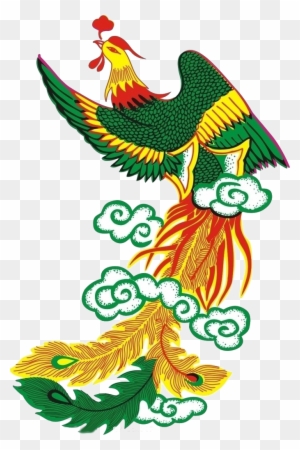 Fenghuang Cartoon Relief - 凤凰 图案 - Free Transparent PNG Clipart Images ...