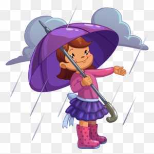 Rainy Day Clipart Png - Sun Or Rain: Weather Throughout The Year Coloring Book
